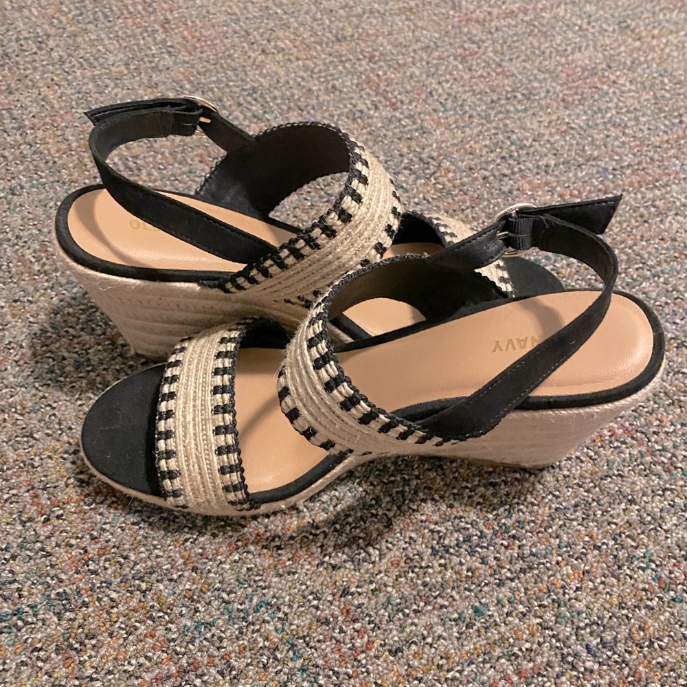 Black espadrilles